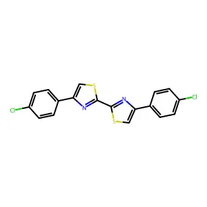 4-(4-Chlorophenyl)-2-[4-(4-chlorophenyl)-1,3-thiazol-2-yl]-1,3-thiazole structure