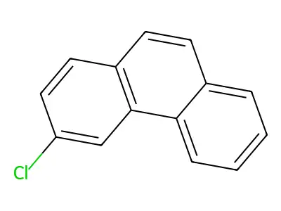 Phenanthrene, 3-chloro- structure