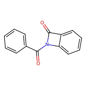 7-Benzoyl-7-azabicyclo(4.2.0)octa-1,3,5-trien-8-one structure