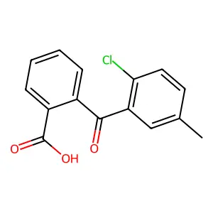 Benzoic acid, 2-(2-chloro-5-methylbenzoyl)- structure