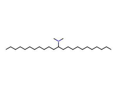 12-Tricosanamine, N,N-dimethyl- structure