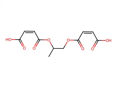 4-[2-(3-Carboxyprop-2-enoyloxy)propoxy]-4-oxobut-2-enoic acid structure