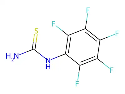 n-(Pentafluorophenyl)thiourea structure