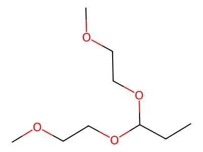 2,5,7,10-Tetraoxaundecane, 6-ethyl- structure