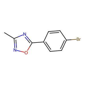 5-(4-Bromophenyl)-3-methyl-1,2,4-oxadiazole structure