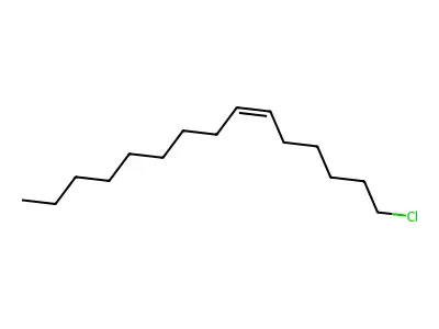 1-Chloropentadec-6-ene structure