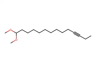 3-Tetradecyne, 14,14-dimethoxy- structure