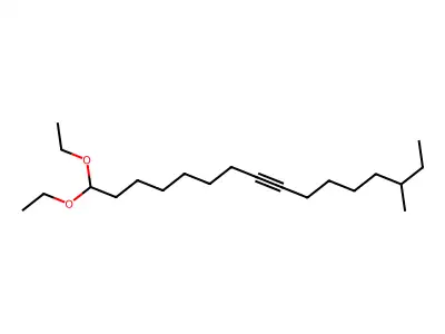 (14R)-1,1-diethoxy-14-methylhexadec-8-yne structure