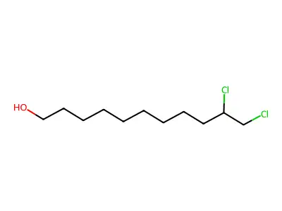 (10R)-10,11-dichloroundecan-1-ol structure