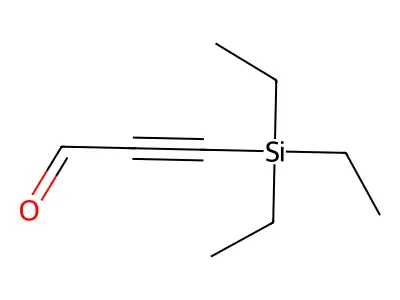 3-Triethylsilylpropynal structure