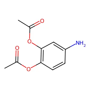 4-Aminobenzene-1,2-diyl diacetate structure