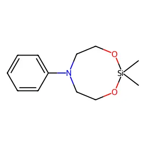 2,2-Dimethyl-6-phenyl-1,3,6,2-dioxazasilocane structure