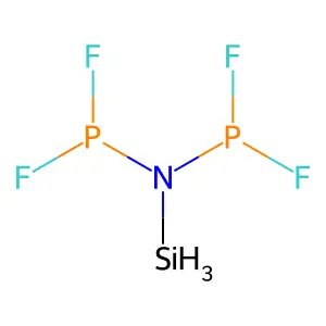 bis(difluorophosphine)silylamine structure