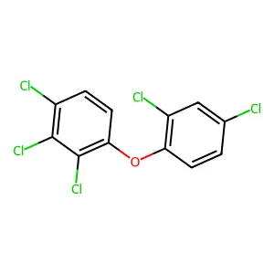 Benzene, 1,2,3-trichloro-4-(2,4-dichlorophenoxy)- structure