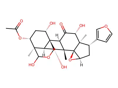Amoorastatin, 12-hydroxy structure