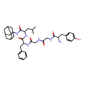 L-Leucinamide, L-tyrosylglycylglycyl-L-phenylalanyl-N-tricyclo(3.3.1.13,7)dec-1-yl- 5 structure