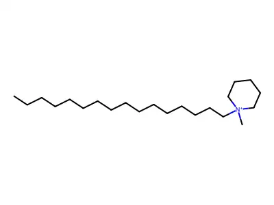 hexadecyl-N-methylpiperidinium structure
