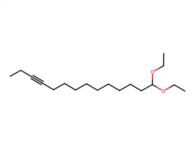 3-Tetradecyne, 14,14-diethoxy- structure