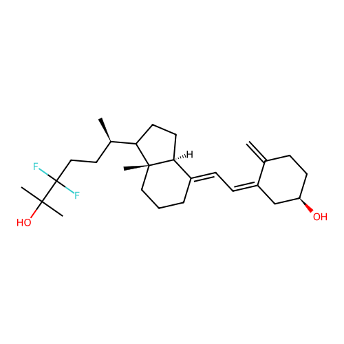 24,24-difluoro-25-hydroxyvitamin D3 structure