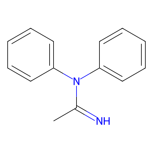 N,N-Diphenylacetamidine structure