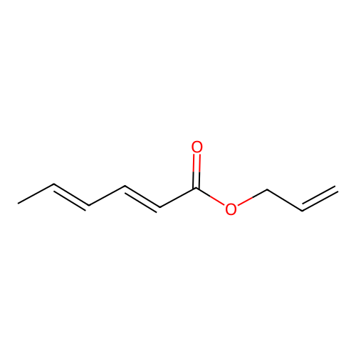 Allyl sorbate structure