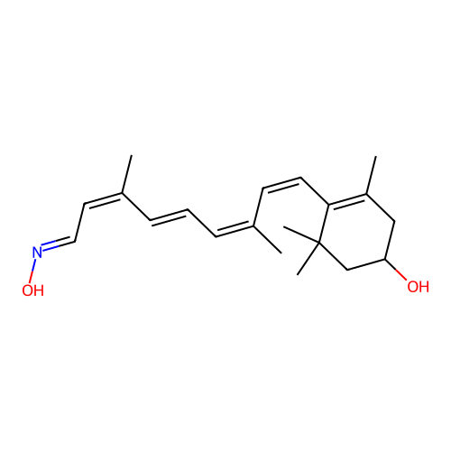 3-Hydroxyretinal oxime structure