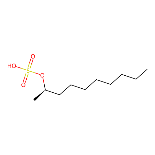 Decan-2-yl sulfate, (R)- structure