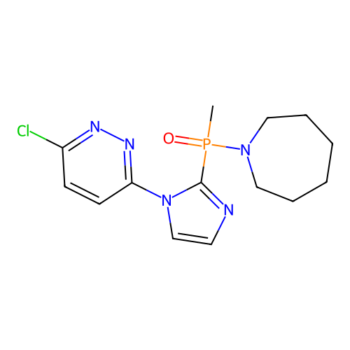 1-[[1-(6-Chloropyridazin-3-yl)imidazol-2-yl]-methylphosphoryl]azepane structure