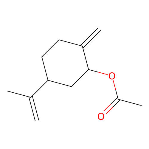 Menthadienyl acetate structure