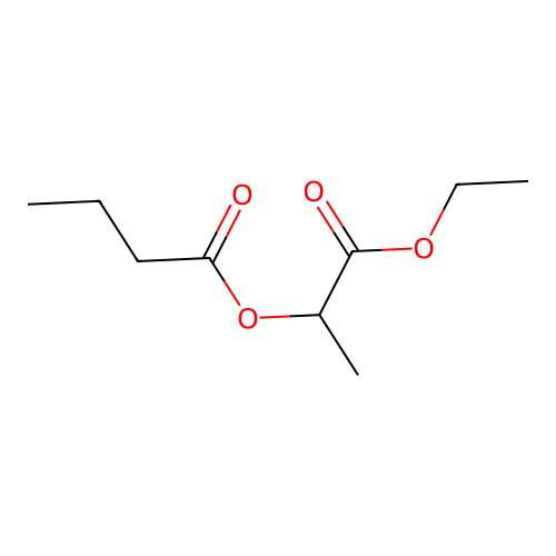 2-Ethoxy-1-methyl-2-oxoethyl butyrate structure