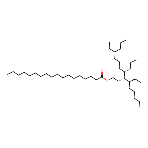 [(3S,4S,8R)-8-ethyl-3-[(3S)-octan-3-yl]-4-propylundecyl] octadecanoate structure
