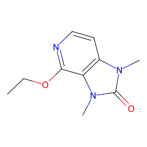4-ethoxy-1,3-dimethyl-1H-imidazo[4,5-c]pyridin-2(3H)-one structure