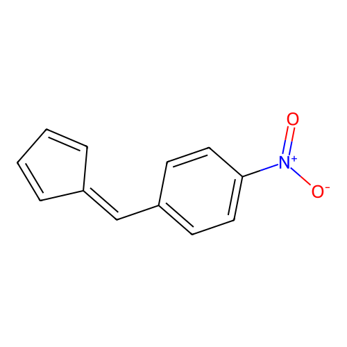 1-(Cyclopenta-2,4-dien-1-ylidenemethyl)-4-nitrobenzene structure