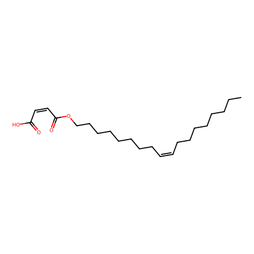 (Z)-9-octadecenyl hydrogen maleate structure