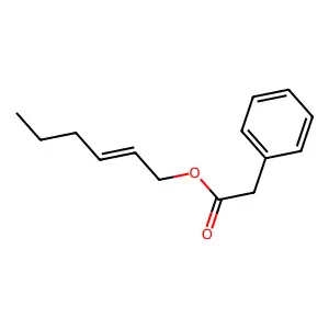 Benzeneacetic acid, (2E)-2-hexen-1-yl ester structure