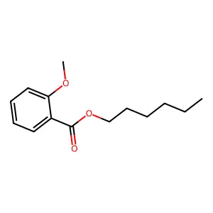 Hexyl o-anisate structure
