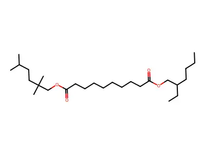2-Ethylhexyl 2,2,5-trimethylhexyl sebacate structure
