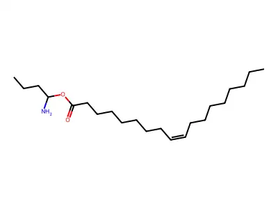 1-Aminobutyl octadec-9-enoate structure
