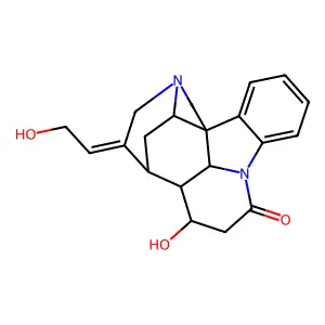 12H-1,12-Ethano-9H-pyrido[1,2,3-lm]pyrrolo[2,3-d]carbazol-9-one, 2,3,10,11,11a,11b,13,13a-octahydro-11-hydroxy-14-(2-hydroxyethylidene)-, (3aR,11R,11aR,11bS,12R,13aS)- structure