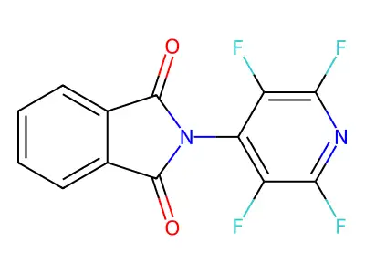 2-(2,3,5,6-Tetrafluoropyridin-4-yl)isoindole-1,3-dione structure