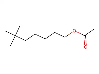 6,6-Dimethylheptyl acetate structure