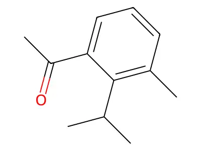 1-(Methyl(1-methylethyl)phenyl)ethan-1-one structure