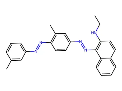 N-Ethyl-1-((3-methyl-4-((3-methylphenyl)azo)phenyl)azo)naphthalen-2-amine structure