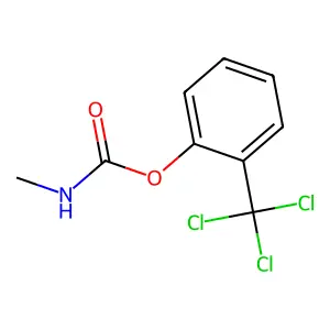 [2-(trichloromethyl)phenyl] N-methylcarbamate structure