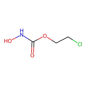Carbamic acid, hydroxy-, 2-chloroethyl ester structure