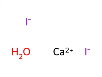碘化钙 structure