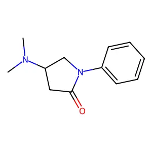 4-(Dimethylamino)-1-phenylpyrrolidin-2-one structure