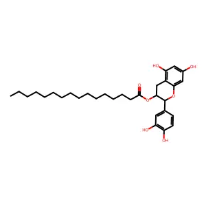 3-O-Palmitoyl-(+)-catechin structure