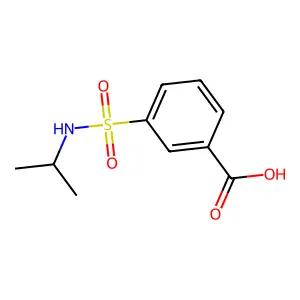3-[(Propan-2-yl)sulfamoyl]benzoic acid structure