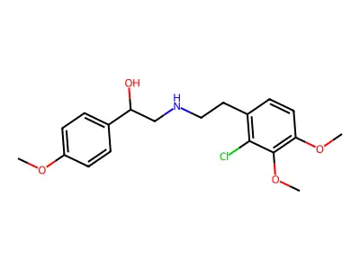 C19H24ClNO4 structure